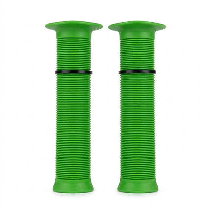DEFIANT! Grips 147mm GREEN, Kratton rubber, open end with plugs