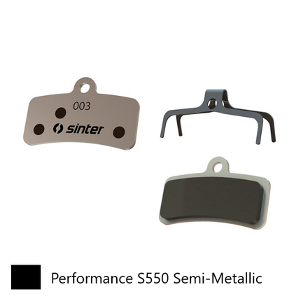 Sinter Bicycle Disc Brake Pads - Shimano - Black