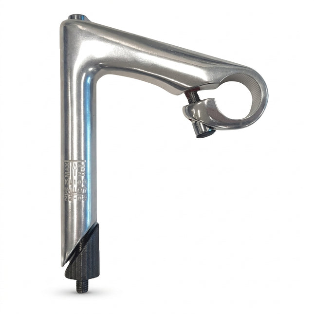 Kalloy Quill Stem -- 100mm Ext, 0 Degree, 150mm Height., 22.2mm Dia., 25.4mm BB, Silver