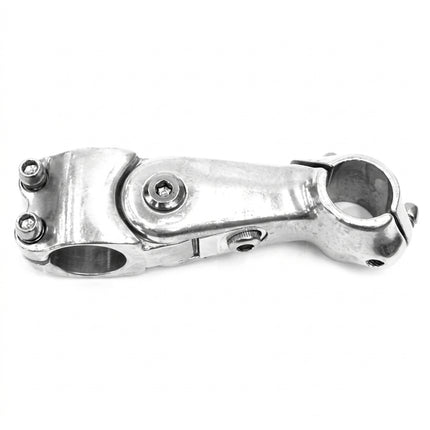 Ahead Stem -- 105mm Ext, 0-50 Degree, 28.6mm Dia., 25.4mm BB, Polished Silver