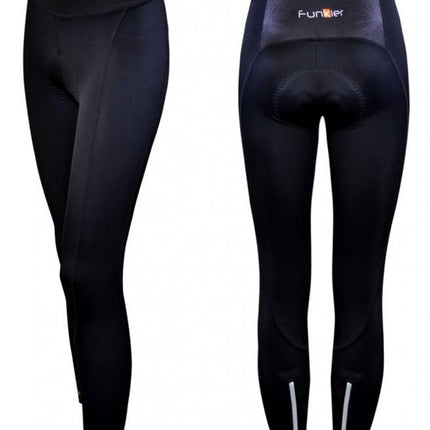 Funkier Cycling PRO TIGHTS - FUNKIER CAGLIARI Women's Pro Tights, C-13 Chamois, 80% Polyamide, 20% Spandex, BLACK, M - unfortunately received NON-THERMAL from supplier