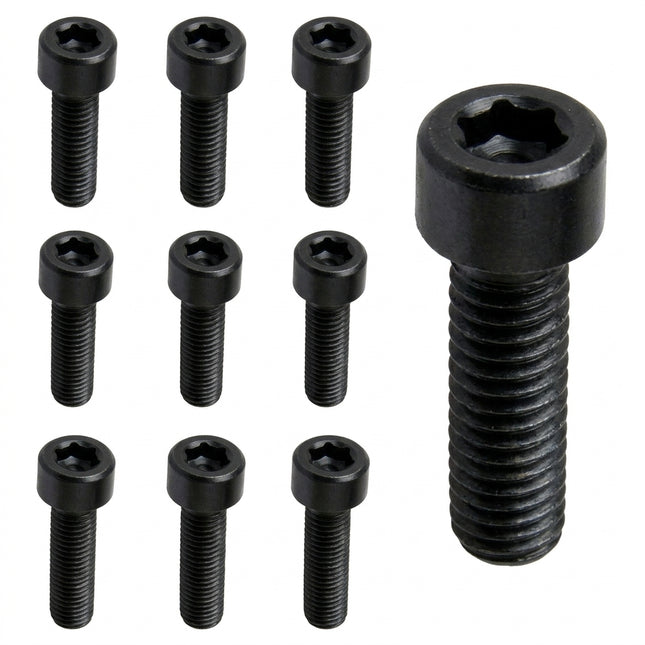 Stem Bolt Inner Hex M6 x 25mm (Bag of 10) BLACK