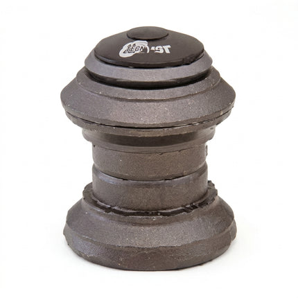 AHEAD SET, BLACK, G-Force, Steel w/alloy cap, threadless size 1.1/8, w/water resistant covers, 28.6 x 34 x 30mm