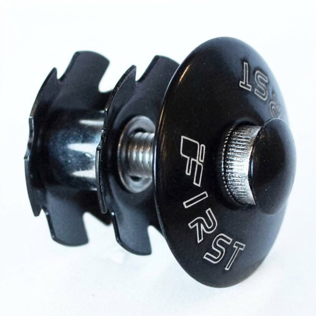 STAR NUT TYPE Ahead adjuster set, 1", alloy BLACKr top cap