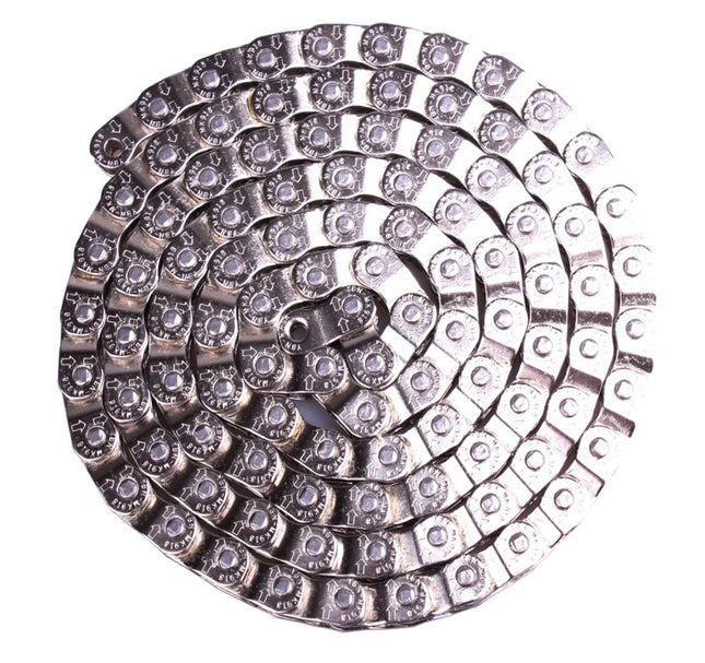 YBN MK-918 Teflon-Coated Half-Link Bicycle Chain 1/2 x 1/8 112L - Silver