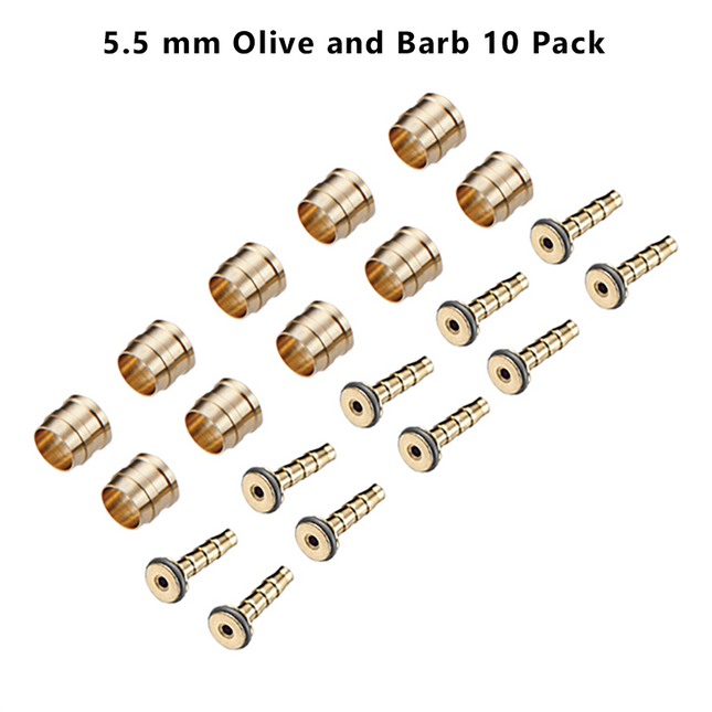 Tektro / TRP 5.5MM 10 x Olive and 10 x Barb Set, quality Tektro Product