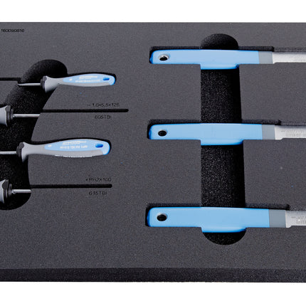 Unior Bicycle Unior Professional Tools Tray, 7 Piece, Bike Tool Set in SOS Tool Tray, quality bicycle tools 627166 quality guaranteed