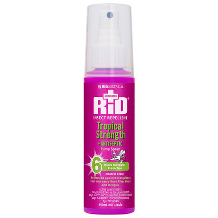 Rid Tropical Antiseptic Bite Protection - Pump Spray [100Ml]