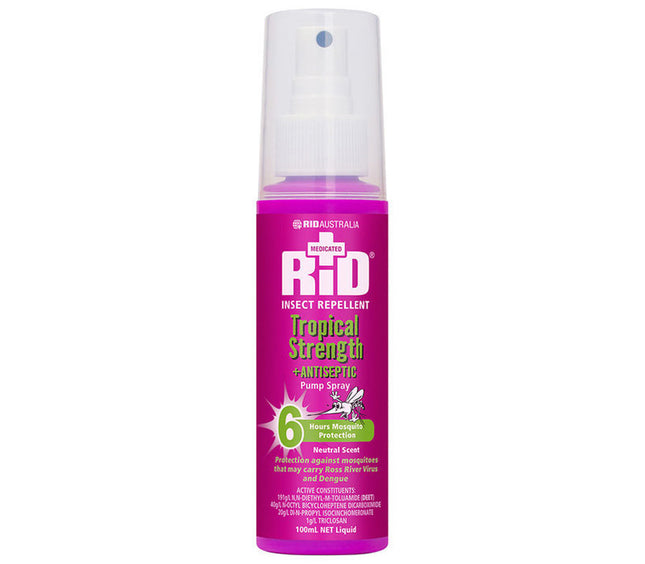 Rid Tropical Antiseptic Bite Protection - Pump Spray [100Ml]
