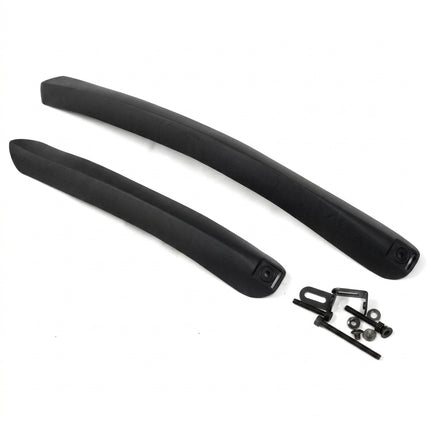 Sunnywheel MUDGUARD SET 27-700C, Front & Rear, BLACK, P.P, clip on type