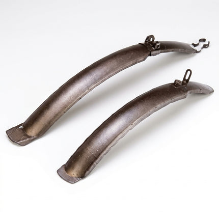 MUDGUARD SET. best suited to 24" - 26" Bikes. Suggested max tyre width 2.125" 26, Front & Rear, for V Brake, BLACK