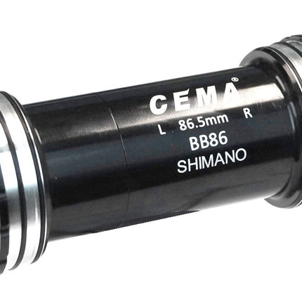 CEMA SRC-BT-86CBPR Ceramic Hybrid Press Fit Interlock Bottom Bracket 86.5 x 41mm 24/24mm Shimano/FSA