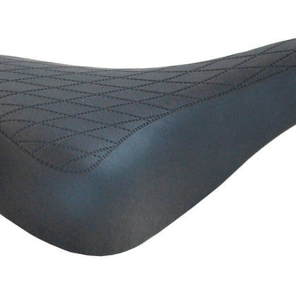 Velo SADDLE Retro Racing, 281mm x 165mm, Vinyl Quilted Top, BLACK