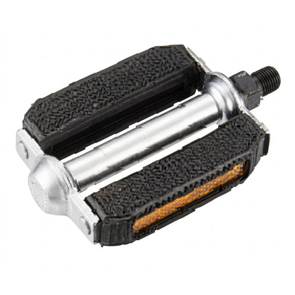 PEDALS 9/16" PVC Blocks, Steel, BLACK
