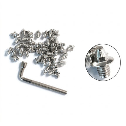 PEDAL PINS Stud Type, M4 x 8mm, includes wrench (Bag 40)