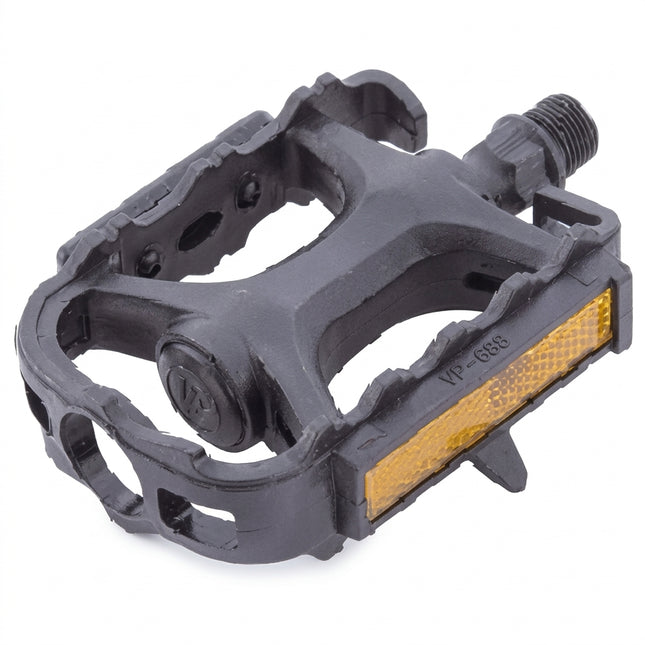 VP PEDALS 1/2" MTB, PP Body, BLACK