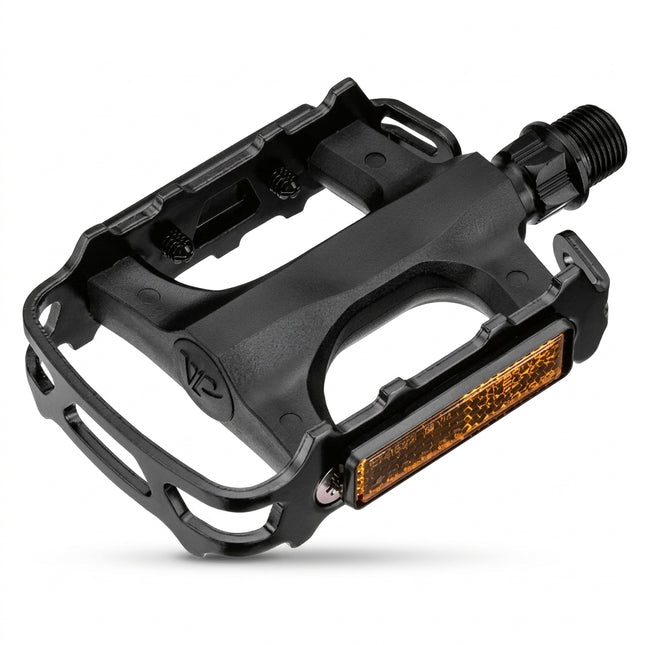 VP PEDALS 9/16" MTB, PP Body, ALLOY Cage, BLACK