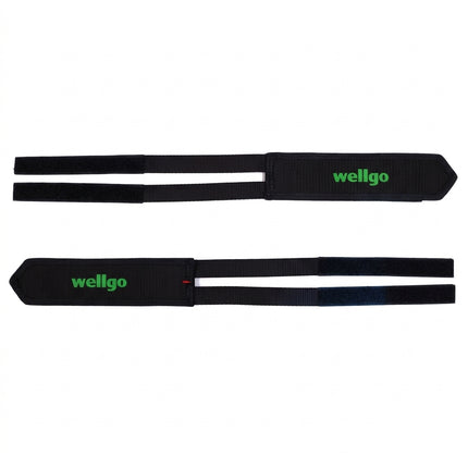 Black Velcro straps for platform pedals