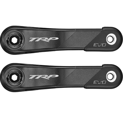 TRP Bicycle TRP Crank CK-9050 EVO Carbon Fiber Crank, 170mm Length Cinch compatible interface/ 68 & 73, Black / Silver