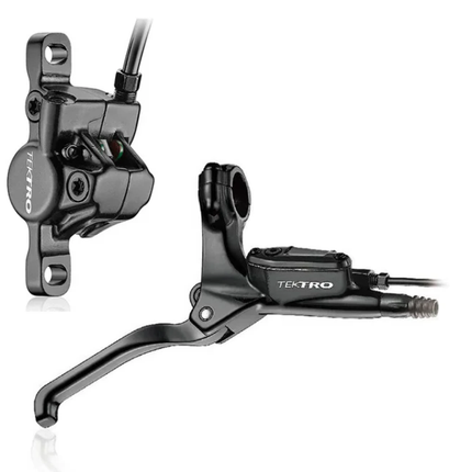 TEKTRO Hydraulic disc FRONT brake set - Mod.HD-E350F, HD6.DM+lever DR1.4F, for ebike With Cut Out Wire & hose: 1900mm, w/200mm connector wire(w/o connector), w/o rotor - Quality Tektro product