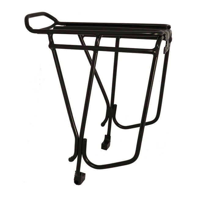 Oxford Bicycle Oxford Alloy Luggage Carrier Rack, Disc Compatible, Fits 26"-29" Wheels, Integrated splash plate, Black - Oxford Product