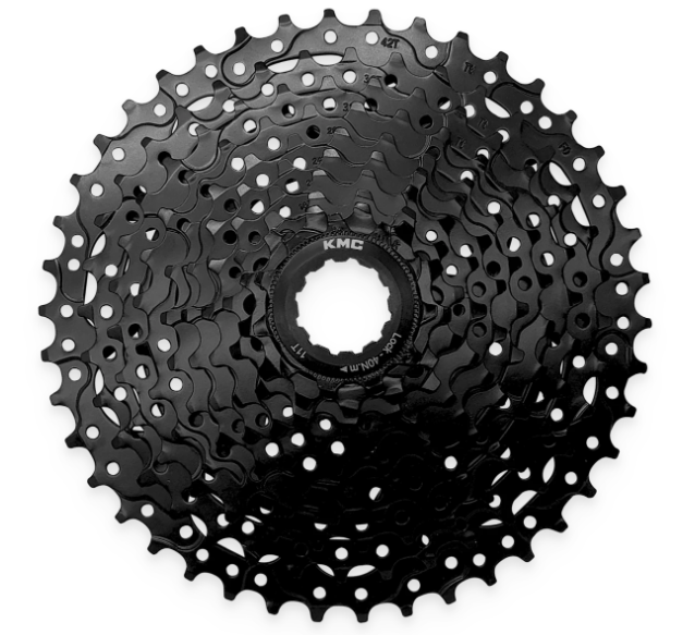 KMC 10-Speed Cassette 11-42T Hardened Steel ED Black