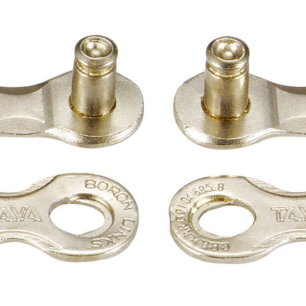 YBN CHAIN CONNECTOR - Missing Links, 5/6 Speed, Silver (2 per Card)