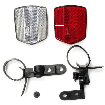 Reflector Set, Front & Rear with brackets