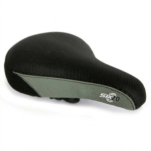 SADDLE Dirt Jump, 8mm Rails, Kevlar Side Panels, GREY/BLACK, Quality Velo manufactured product