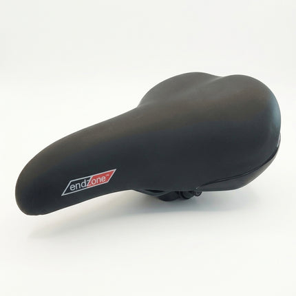 Saddle, Ladies, Emerald Top, Double Density with comfort Coil Spring Base, 270 x 180mm BLACK