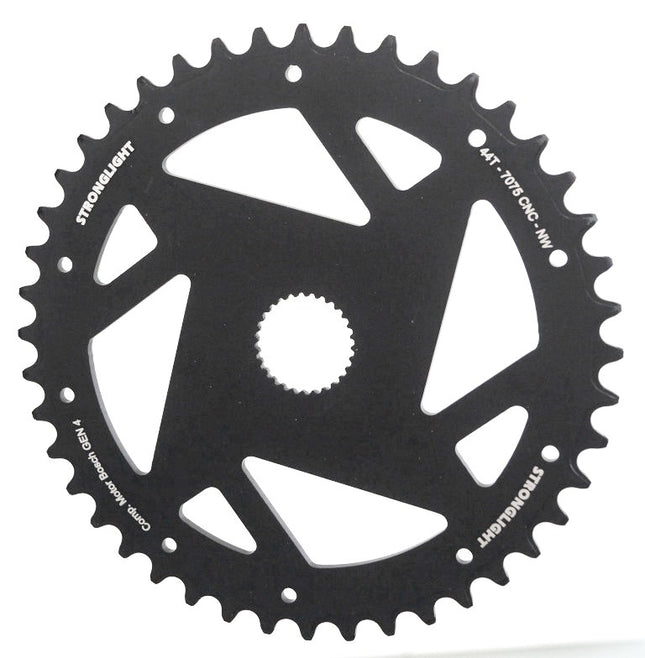 Stronglight Bicycle CHAINRING - eBIKE "STRONGLIGHT", 44T N/W DIRECT MOUNT BOSCH GEN 4 7075-T6 CNC. BLACK (Narrow Wide)