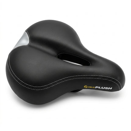 Saddle, extreme comfort, memory foam, with o-zone cut out, 260 x 200mm black, Quality Velo manufactured product