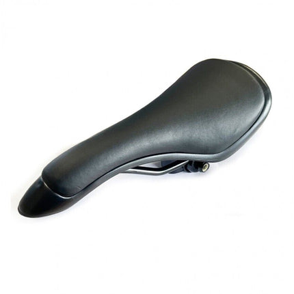 SADDLE BMX, No logo, 120mm x 265mm, Vinyl Top, BLACK, Quality Velo manufactured product