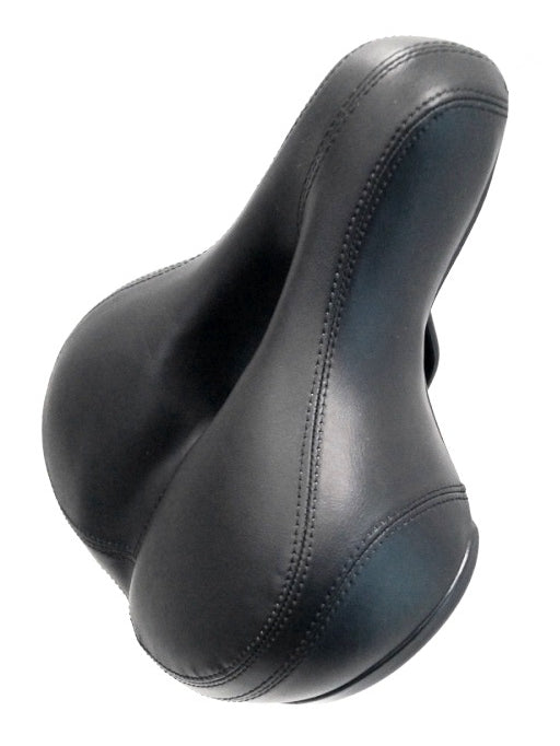 Ladies' Tour Series Anatomical Bicycle Saddle with Elastomer Spring 250 x 210mm - Black