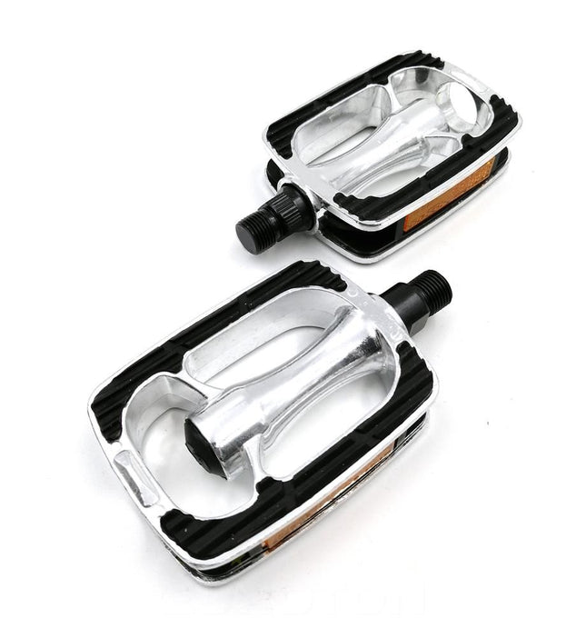 VP PEDALS 1/2" City/Comfort, Alloy, SILVER/BLACK