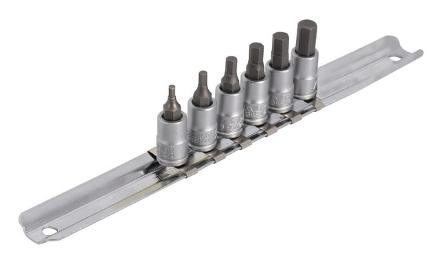Unior Unior Hex driver socket set with HX profile 1/4" on rail (2.5, 3, 4, 5, 6, 7mm) 629697 Professional Bicycle Tool, quality guaranteed
