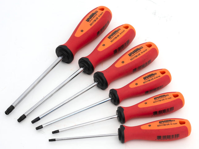 Unior Unior Set of screwdrivers with security Torx profile (T10, T15, T20, T25, T30, T27) 629695 Professional Bicycle Tool, quality guaranteed