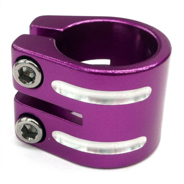 S/clamp 33.3mm PURPLE no lip