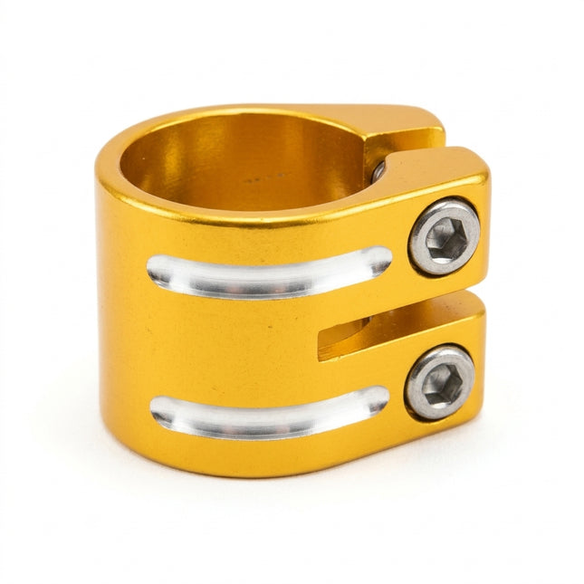 S/clamp 33.3mm GOLD no lip