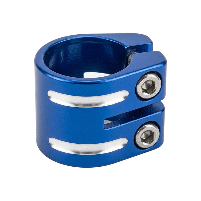 S/clamp 33.3mm BLUE no lip