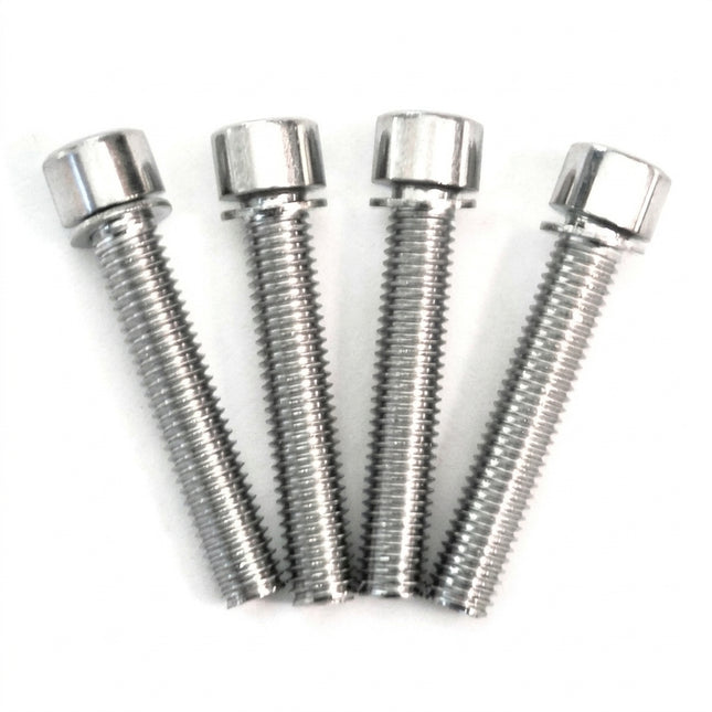 SEAT POST BOLT M8, 45mm, Allen Key Type, For Micro Adjust, Full Threaded, C.P. (Bag 4)