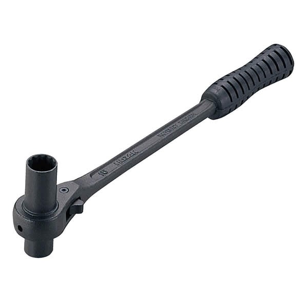 Hozan Bicycle Hozan Tool C-160 Ratcheting Hub Nut/Bracket Axle Wrench 14mm-15mm