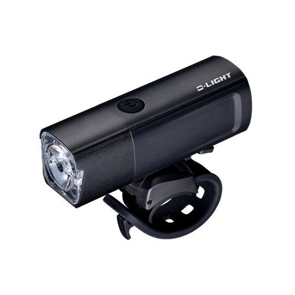 D-Light 5-Function 800 Lumen USB Rechargeable Bicycle Front Light - Black