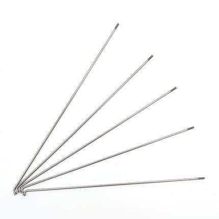 SPOKES - Stainless Steel & BRASS NIPPLES - 186mm - 14G - 1 GROSS (QTY 144)