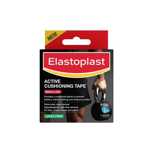 ELASTOPLAST ACTIVE CUSHIONING TAPE 50MM X 3M