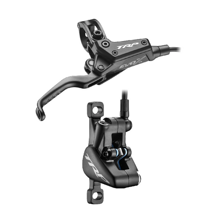 TRP Bicycle TRP DHR EVO X FRONT, Disc brake set, front, for right hand, alloy, hydraulic 2-piston. BLACK (Uses 1.8mm Rotor Only - Rotor not included)