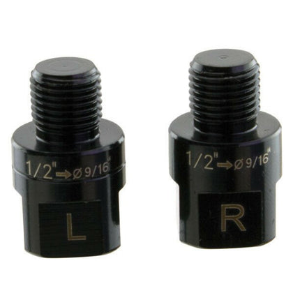 VP Cr-Moly Bicycle Pedal Thread Adaptors 9/16 Inch to 1/2 Inch - Set of 2