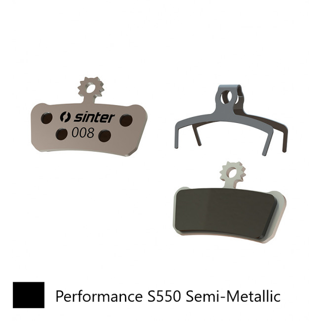 Sinter Bicycle Disc Brake Pads - Avid/SRAM - Black
