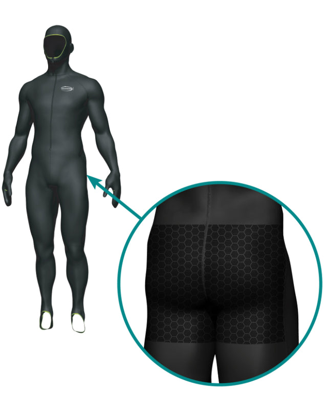 Mirage Adult Superstrength Protector Suit - Black / Small