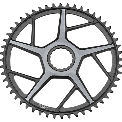 TRP Bicycle TRP Chain ring, VISTAR Mod. CR-C8000, 52T, SB Black/gun metal grey